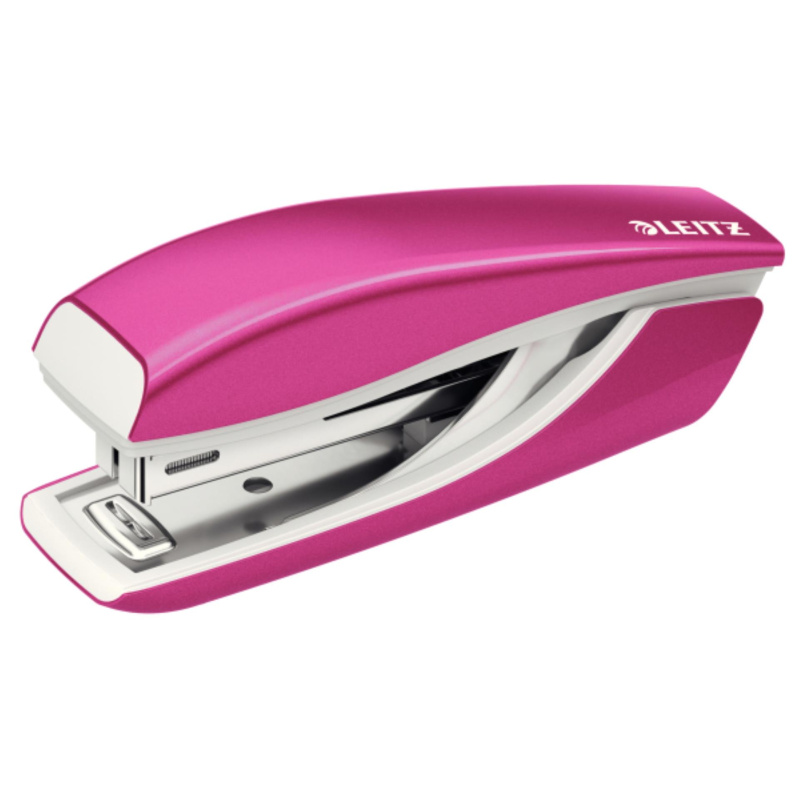 Mini sešívačka Leitz NeXXt 5528 WOW - metalická růžová