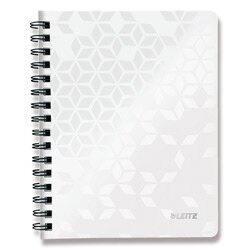 Blok Leitz WOW - A5, PP, linkovaný, bílý