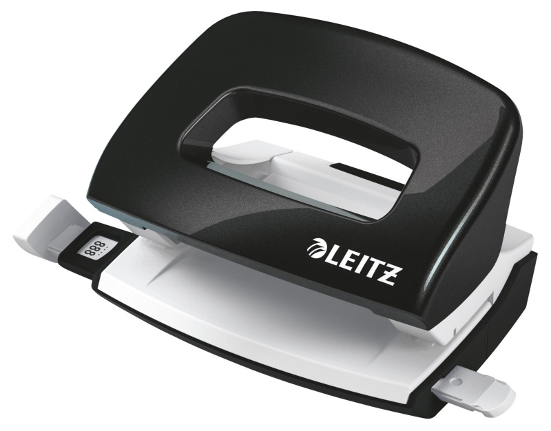 Mini děrovačka Leitz NeXXt 5060 - černá