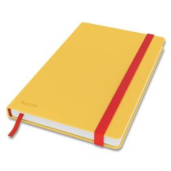 Zápisník Leitz Cosy - A5, linkovaný, hebké tvrdé desky, teplá žlutá