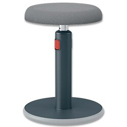 Balanční židle Leitz ERGO Cosy Stool - sametově šedá