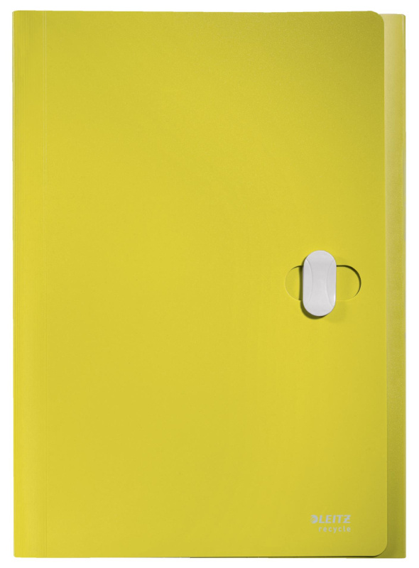 Aktovka s přihrádkami Leitz RECYCLE - A4, ekologická, 5 přihrádek, žlutá