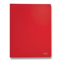 Katalogová kniha Leitz RECYCLE - A4, 20 kapes, ekologická, červená