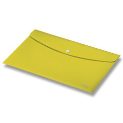 Zakládací pouzdro s drukem Leitz RECYCLE - A4, ekologické, žluté