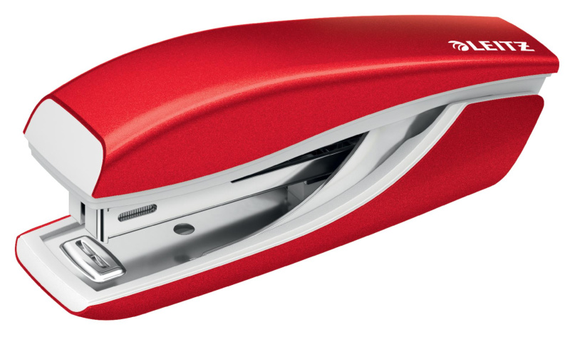 Sešívačka Leitz NeXXt 5528 WOW mini - 10 listů, červená
