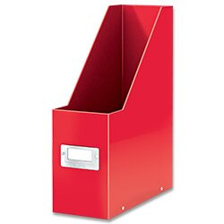 Leitz - kartonový stojan na katalogy - 103 mm, červený