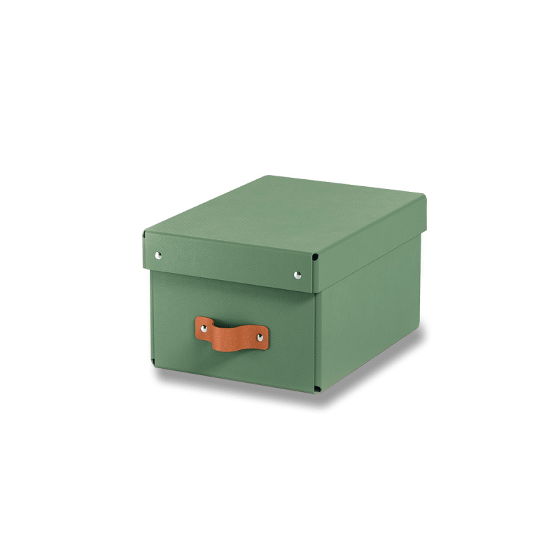 Leitz Puro - úložný box - A5, 200 x 150 x 260 mm, zelený, 2 ks