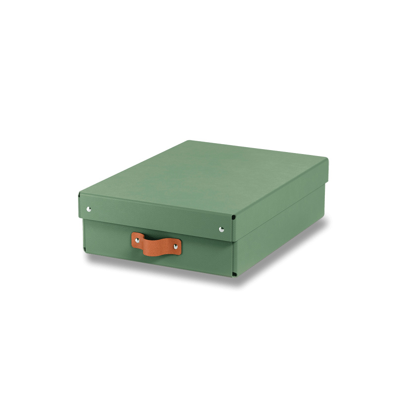 Leitz Puro - úložný box - A4, 260 x 100 x 350 mm, zelený, 2 ks