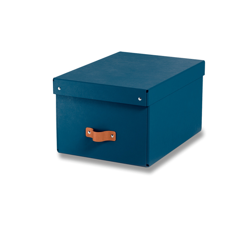 Leitz Puro - úložný box - A4, 260 x 200 x 350 mm, modrý, 2 ks