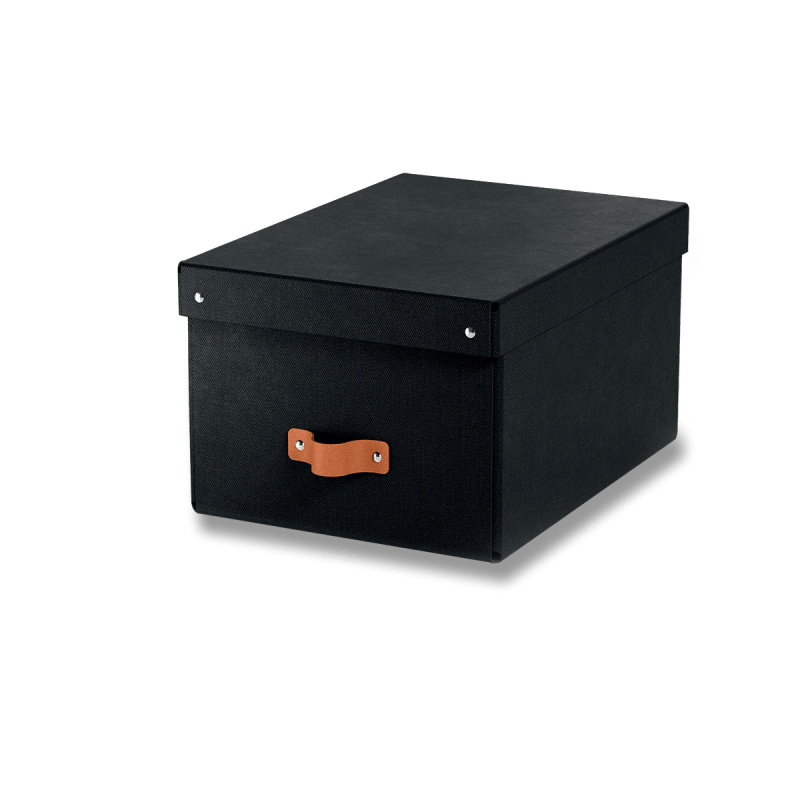 Leitz Puro - úložný box - A4, 260 x 200 x 350 mm, černý, 2 ks