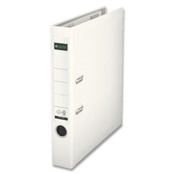 Pákový pořadač LEITZ 180° - A4, plastový, hřbet 5,2 cm, bílý