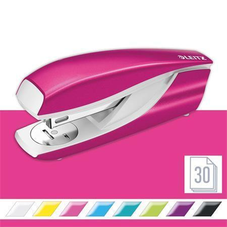 Sešívačka LEITZ NeXXt 5502 WOW - metalická růžová
