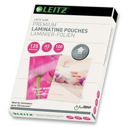 Laminovací kapsy Leitz - A5, 2x 125 mikronů, čiré, 100 ks