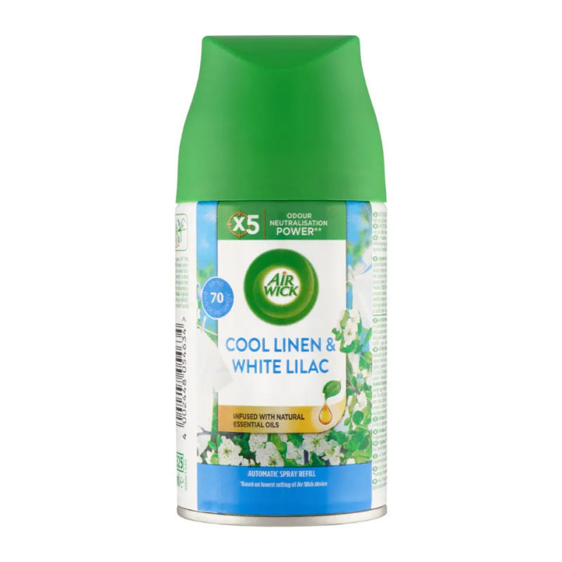 Air Wick Freshmatic automatický osvěžovač vzduchu svěží prádlo a bílá lilie, náplň