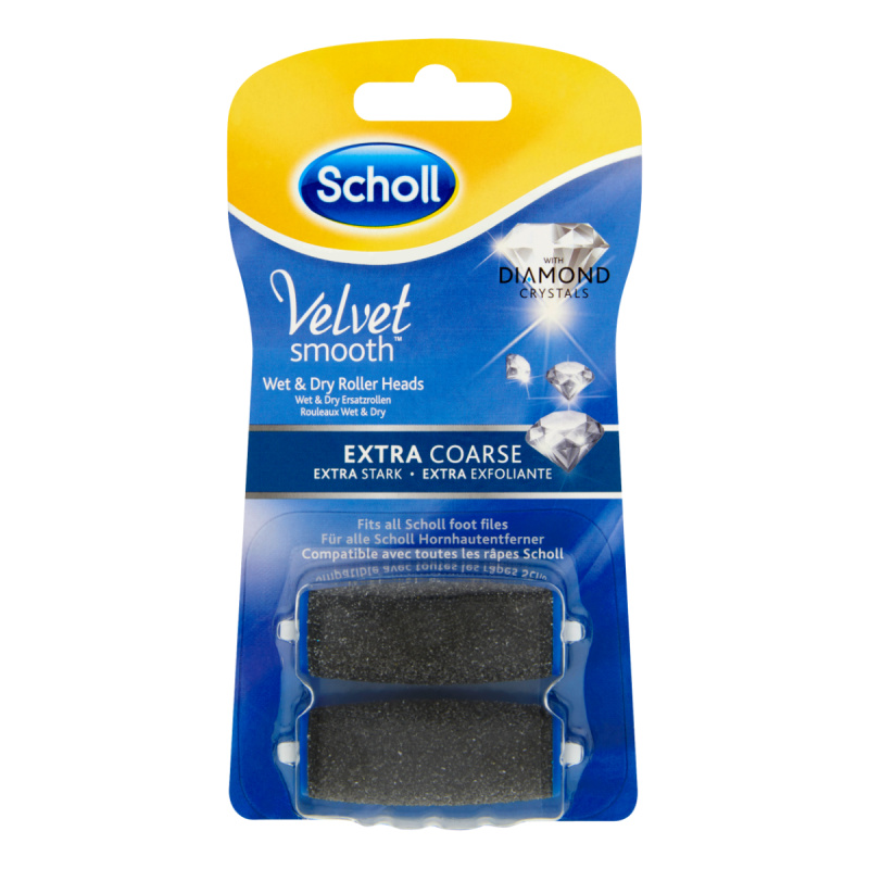 Scholl Velvet Smooth náhradní hlavice do elektrického pilníku na chodidla 2 ks