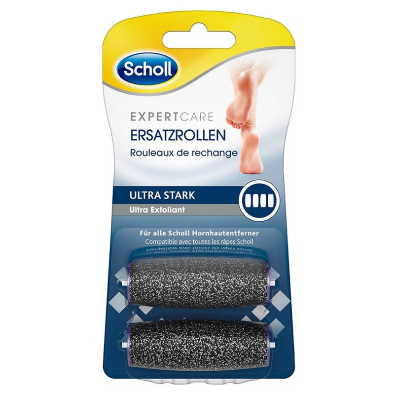Scholl Velvet Smooth náhradní hlavice do elektrického pilníku na chodidla ultra drsná 2 ks