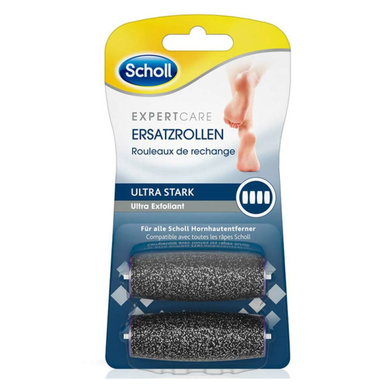 Scholl Velvet Smooth náhradní hlavice do elektrického pilníku na chodidla ultra drsná 2 ks