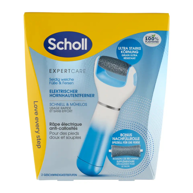 Scholl Expert Care Velvet Smooth elektrický pilník na chodidla 1 ks