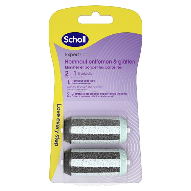 Scholl Velvet Smooth náhradní hlavice do elektrického pilníku na chodidla 2 ks