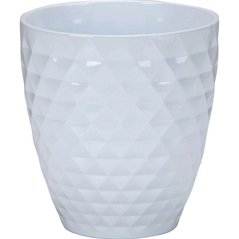 Scheurich Obal na orchideje 632 Alaska bílý průměr 12 cm