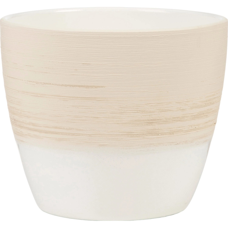 Scheurich Obal na květináč 950 Vanilla Cream, pr. 16 cm