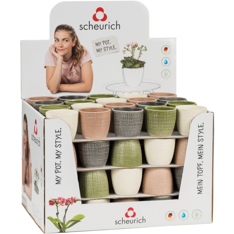Scheurich Obal na květináč 866 Corteza, pr. 7 cm