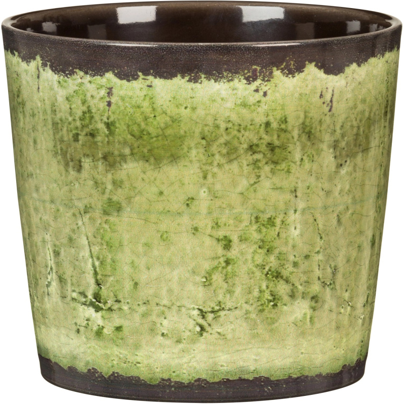 Scheurich Obal na květináč 870 průměr 15 cm x 14 cm Meadow Glaze
