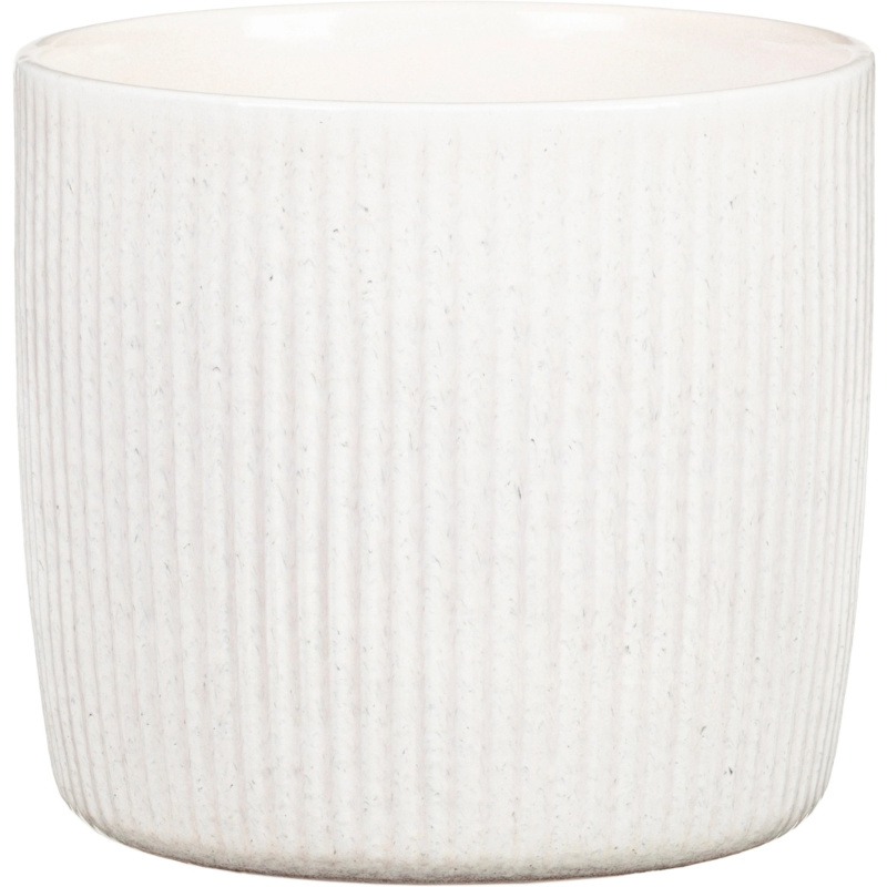 Scheurich Obal na květináč Solido Linea 909 Perla, pr. 13 cm