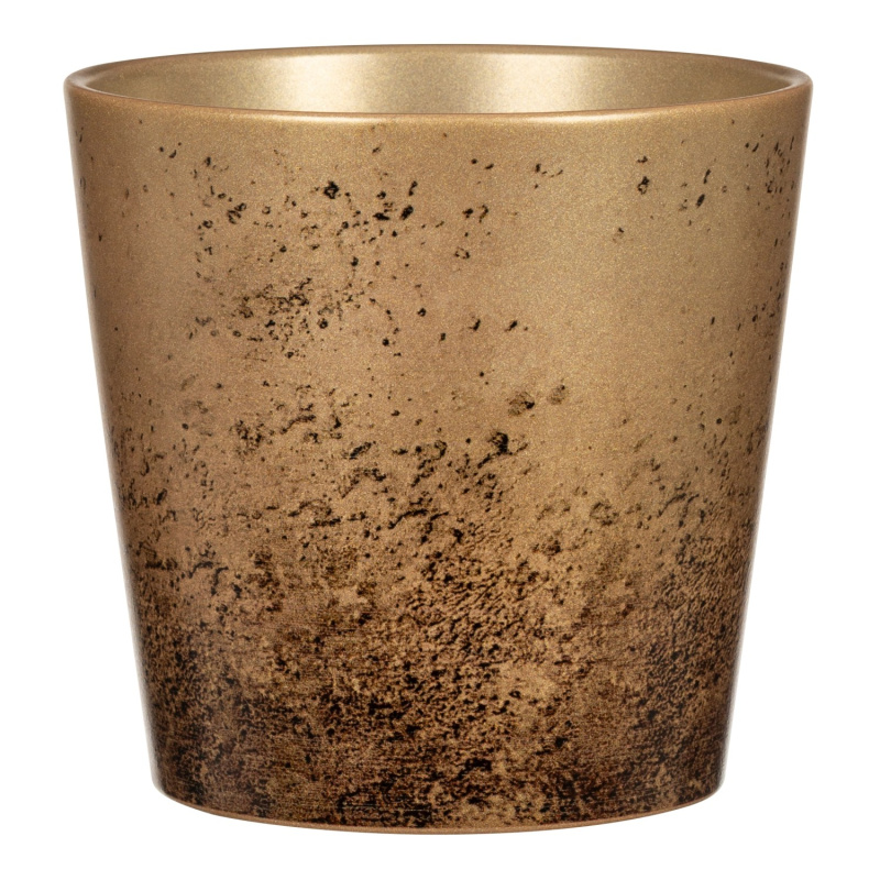 Scheurich Obal na květináč 778 Antique Gold, pr. 14 x 13,2 cm