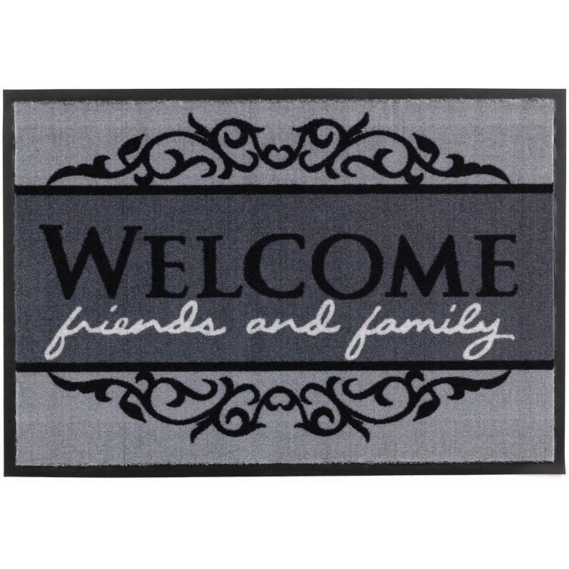 Astra Vstupní čisticí rohož Homelike Welcome šedá 40 x 60 cm