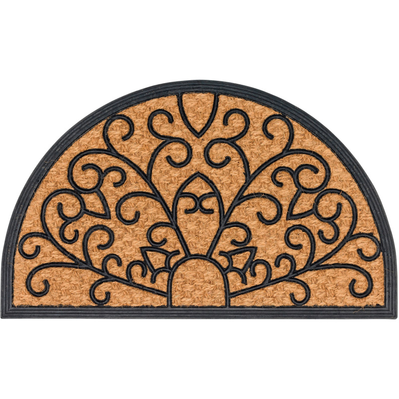 Astra Rohožka Coco Deluxe Light 45 cm x 75 cm reliéf půlkruhová