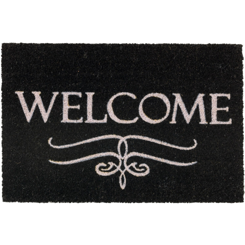 ASTRA Collection Rohožka Coco Style Welcome černá 40 cm x 60 cm