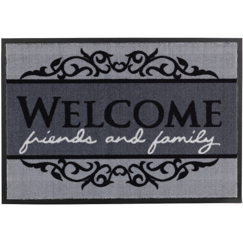 Astra Vstupní čisticí rohož Homelike Welcome šedá 50 cm x 70 cm