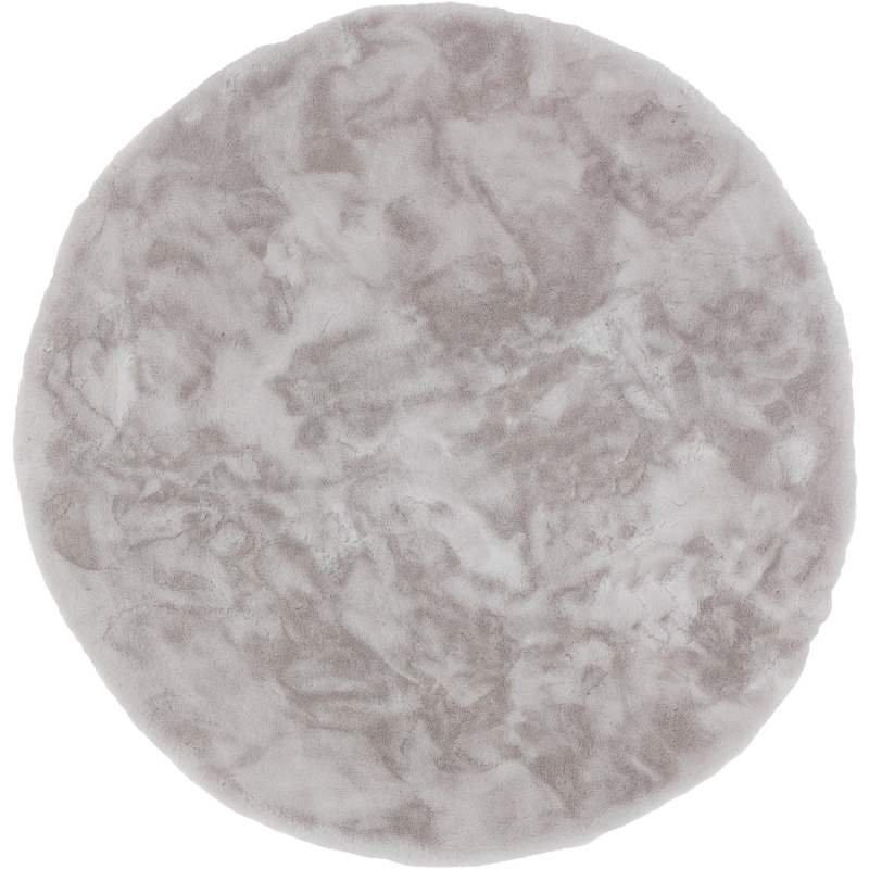 Schöner Wohnen Umělá kožešina Tender, stříbrná, pr. 120 cm