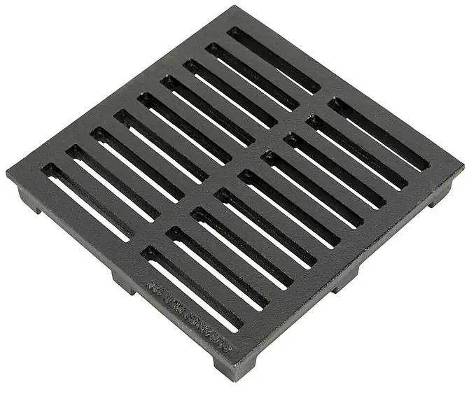 Rošt pro šachtu Marley / 30 x 30 cm / litina / černá Varianta: ivi1
