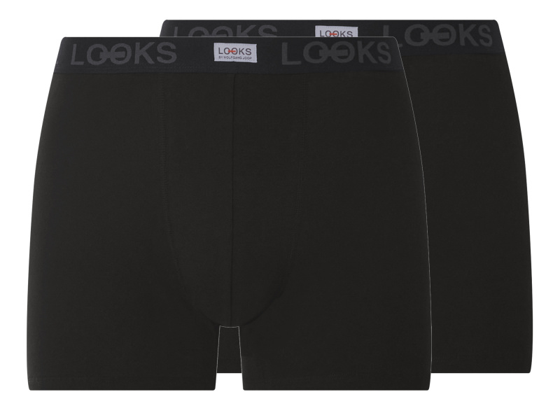 Looks by Wolfgang Joop Pánské boxerky, 2 kusy (černá, XL)