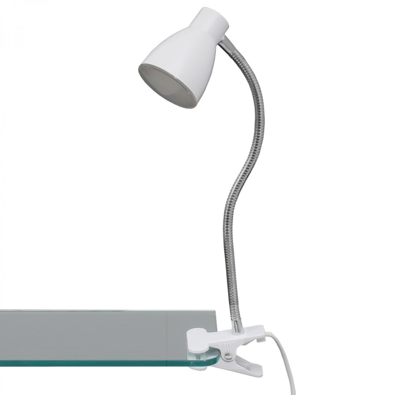 LED Lampa Briloner na klipu s flexibilním ramenem Barva: Bílá