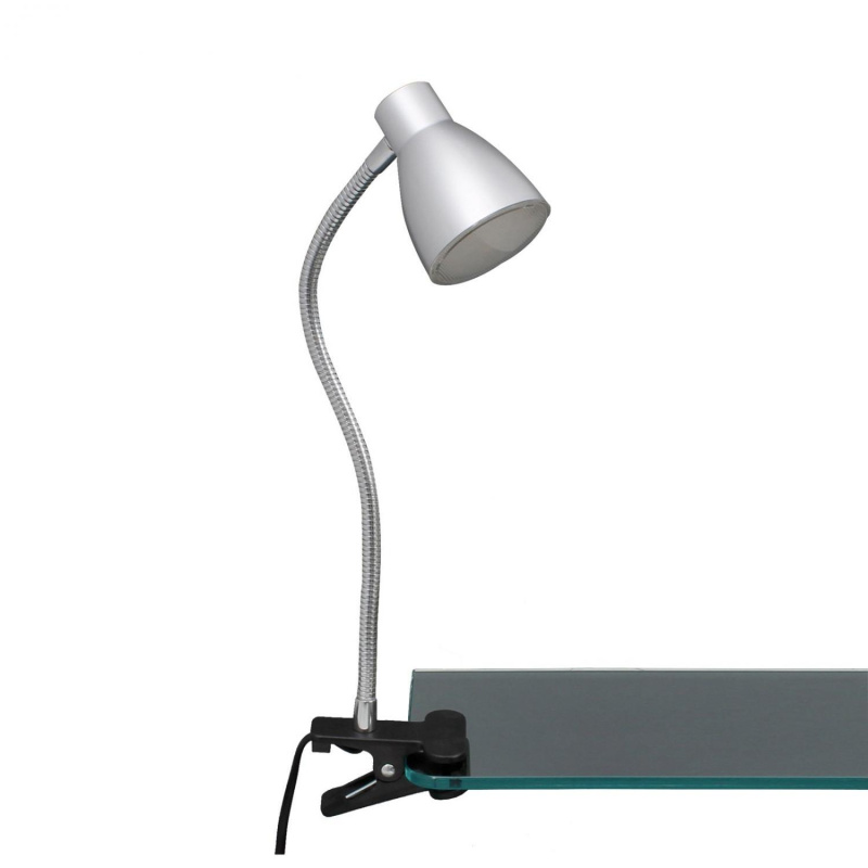 LED Lampa Briloner na klipu s flexibilním ramenem Barva: Šedá-titanová