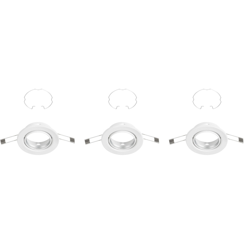 Briloner Vestavné svítidlo 3 světelné zdroje bílé