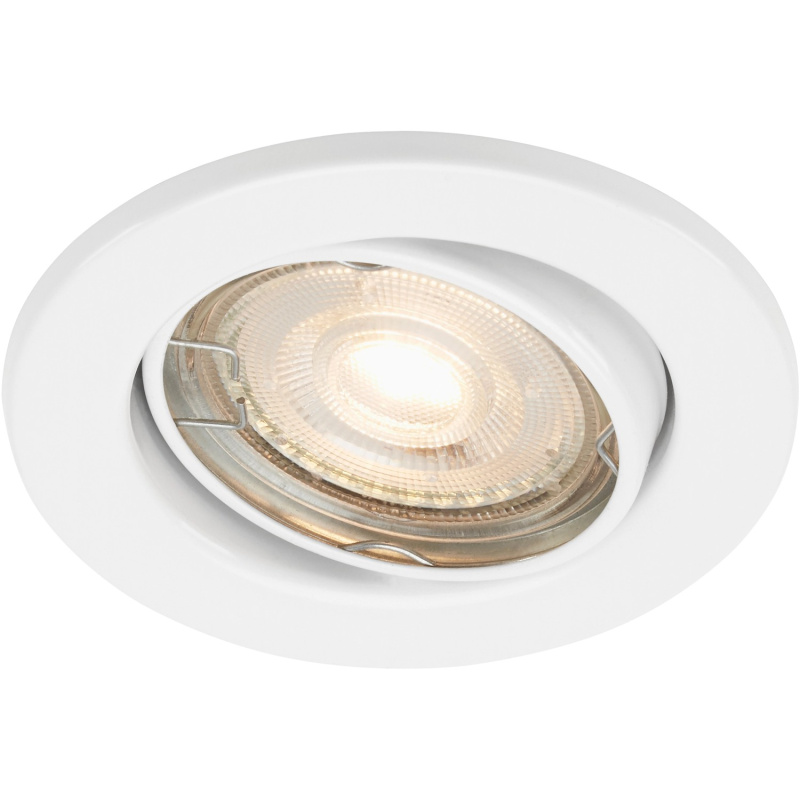 BRILONER Vestavné LED svítidlo bílá, GU10 5W 460lm 3000K pr. 86 x 70 mm, 1 ks