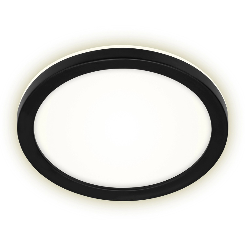 Brilo Venkovní LED svítidlo Frankfurt kulaté černé 210 x 28 mm