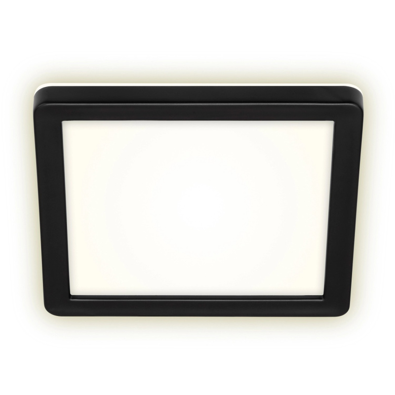 Brilo Venkovní LED svítidlo Frankfurt hranaté černé 190 x 190 x 28 mm