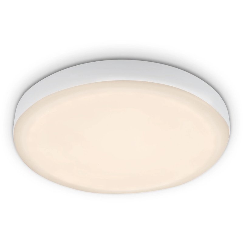 Briloner Vestavné LED svítidlo Plat 1 ks, bílé, pr. 10 cm, teplá bílá