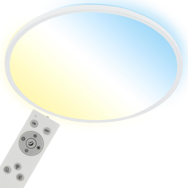Briloner Smart LED panel/stropní svítidlo ⌀ 48cm, 2700-6500K Barva: Bílá