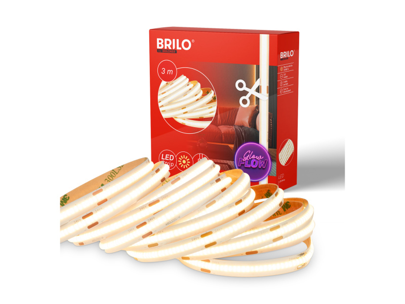 Briloner LED pásek, 3m (teplá bílá)