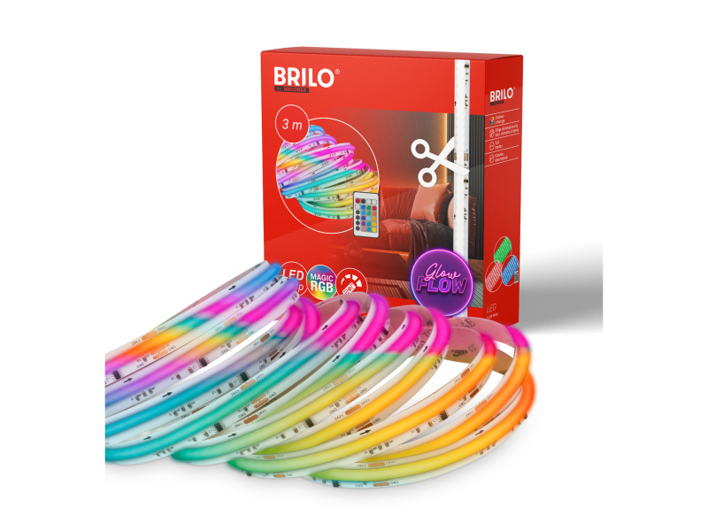 Briloner LED pásek, 3m (Rgbic)