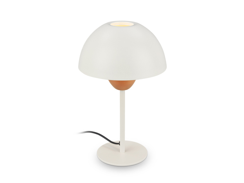 Briloner Stolní lampa Gryde (Teplá šedá, Káva)