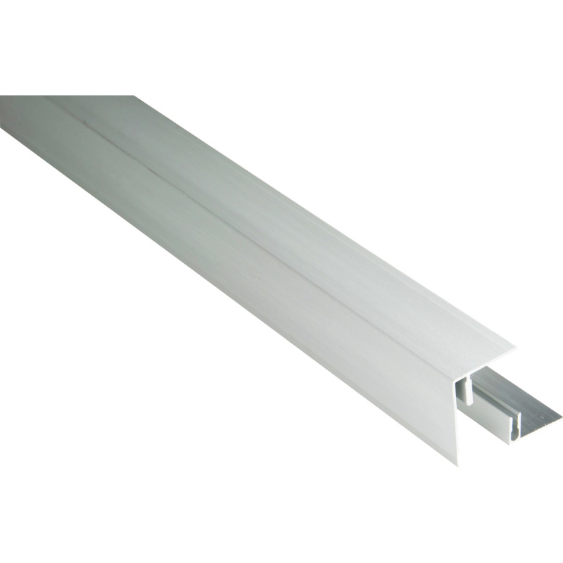 Kovalex Boční zakončovací lišta pro prkna WPC hliníková 2500 x 64 x 48 mm