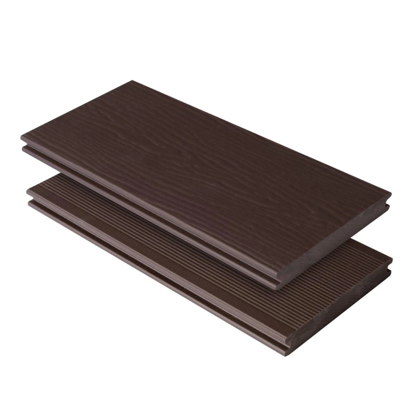 KOVALEX Terasové prkno WPC STRUKTURO vzhl.dřeva, plné čoko.hnědé 20x145x3000mm