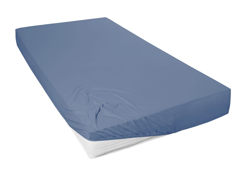 Primera Napínací prostěradlo, 90-100 x 200 cm / 140-160 x 200 cm / 180-200 x 200 cm (140-160 x 200 cm, modrá)